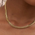 GLD Miami Cuban Necklace in Yellow Gold - 5mm