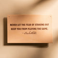 Babe Ruth Leather Sign