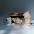 Copenhagen Ø10 Planter & Saucer - Set of 3