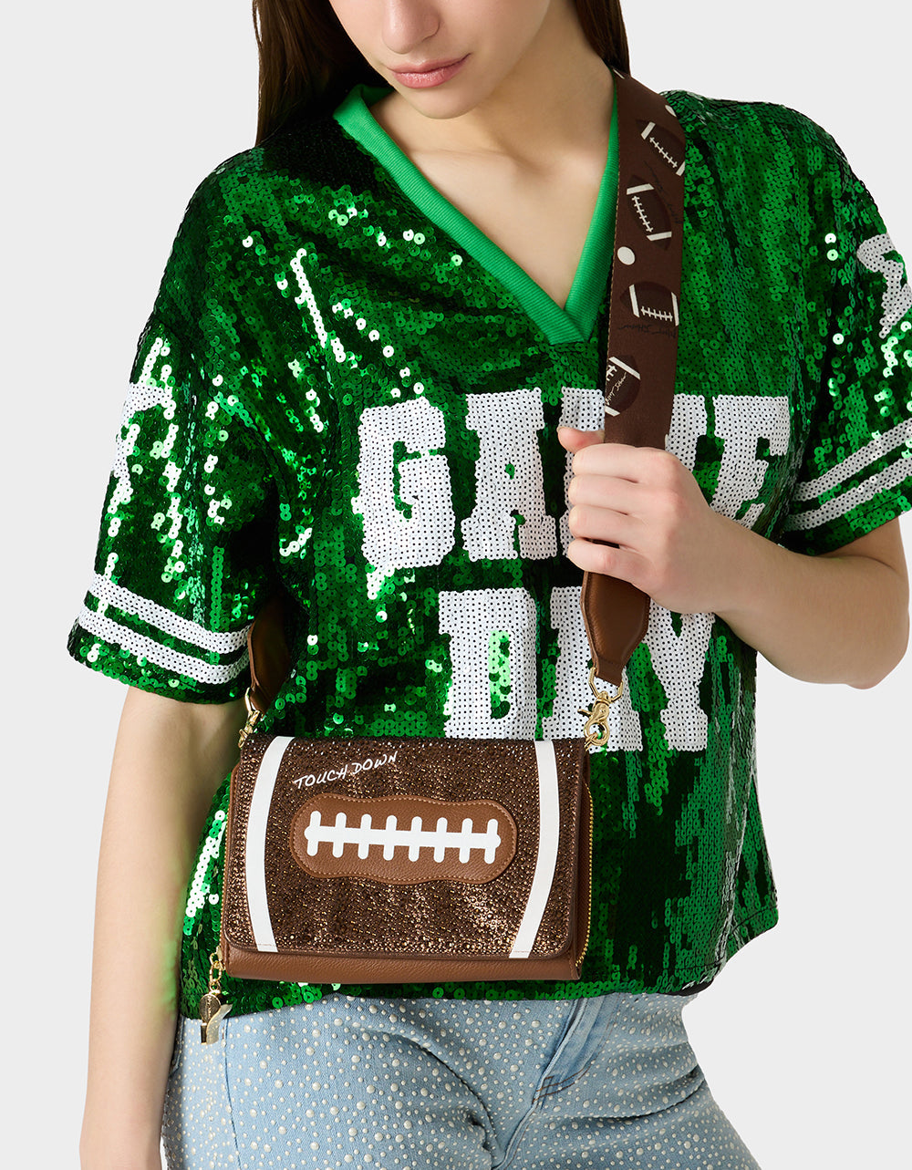 BLITZ & GLITZ WALLET ON CHAIN BROWN