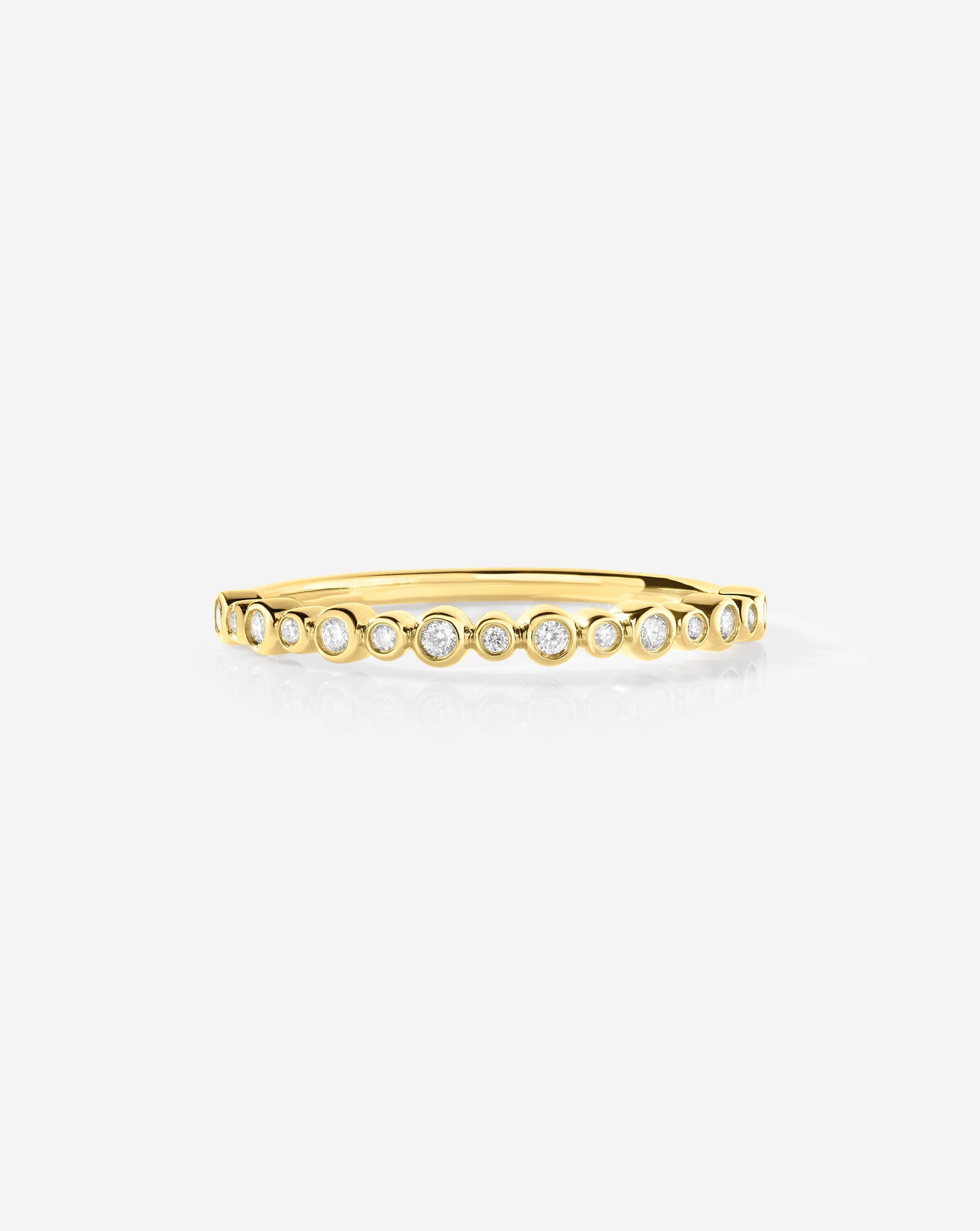 Bezel Diamond Station Ring