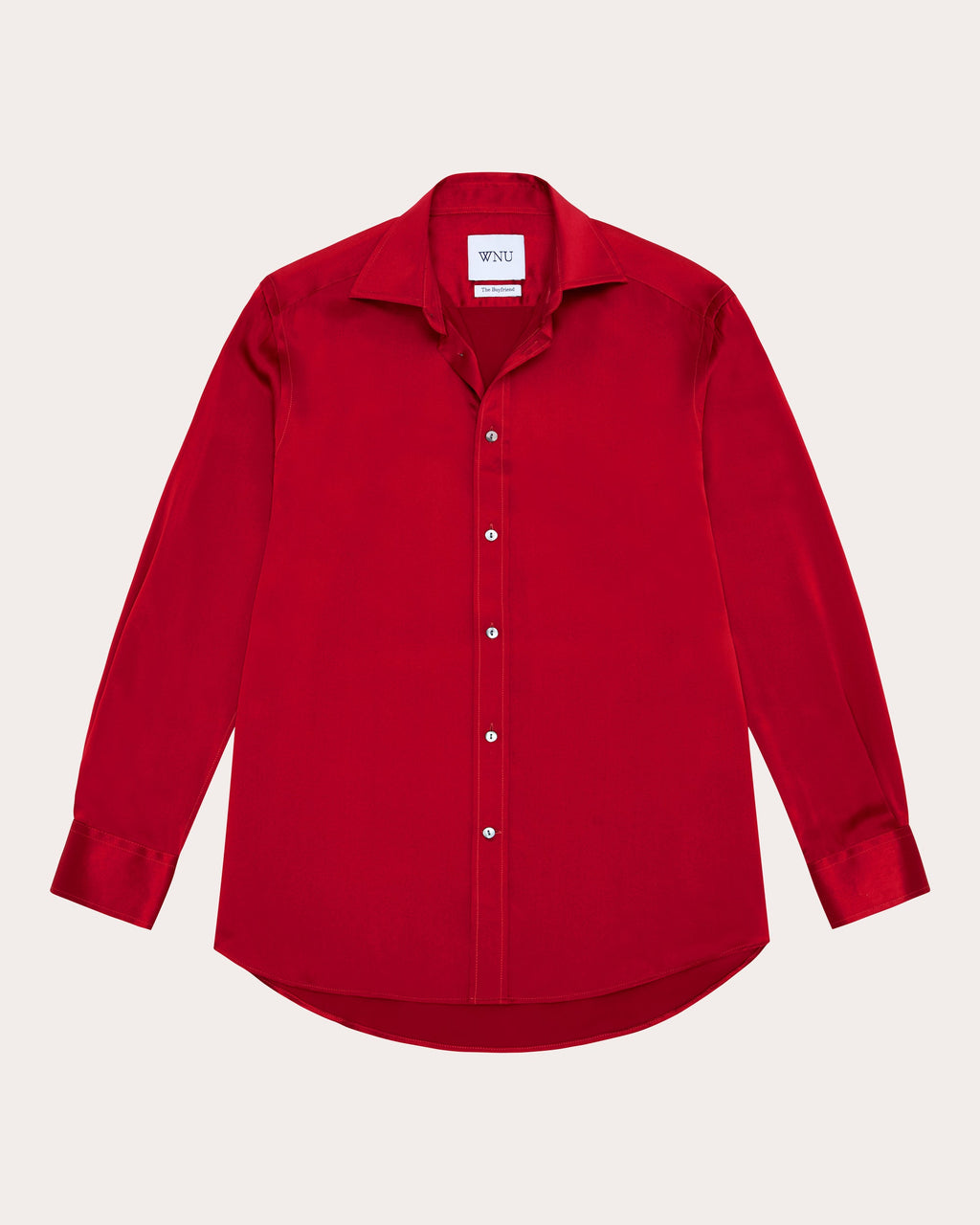 The Boyfriend Silk-Satin Shirt