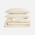 Woven Checkerboard Duvet Set