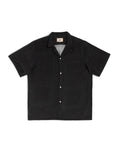 Black Tonal Bandana Camp Shirt