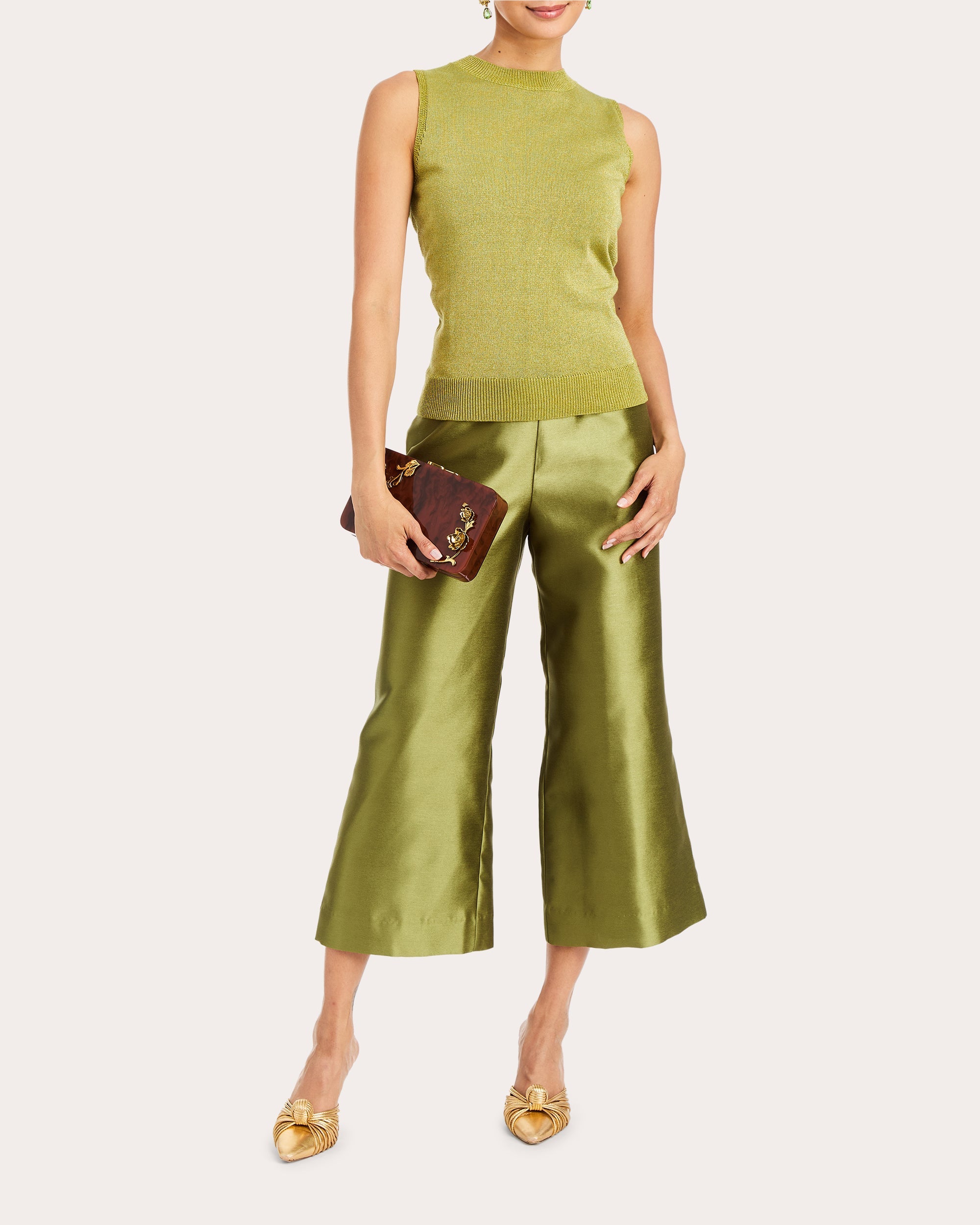 Soho Metallic Knit Top