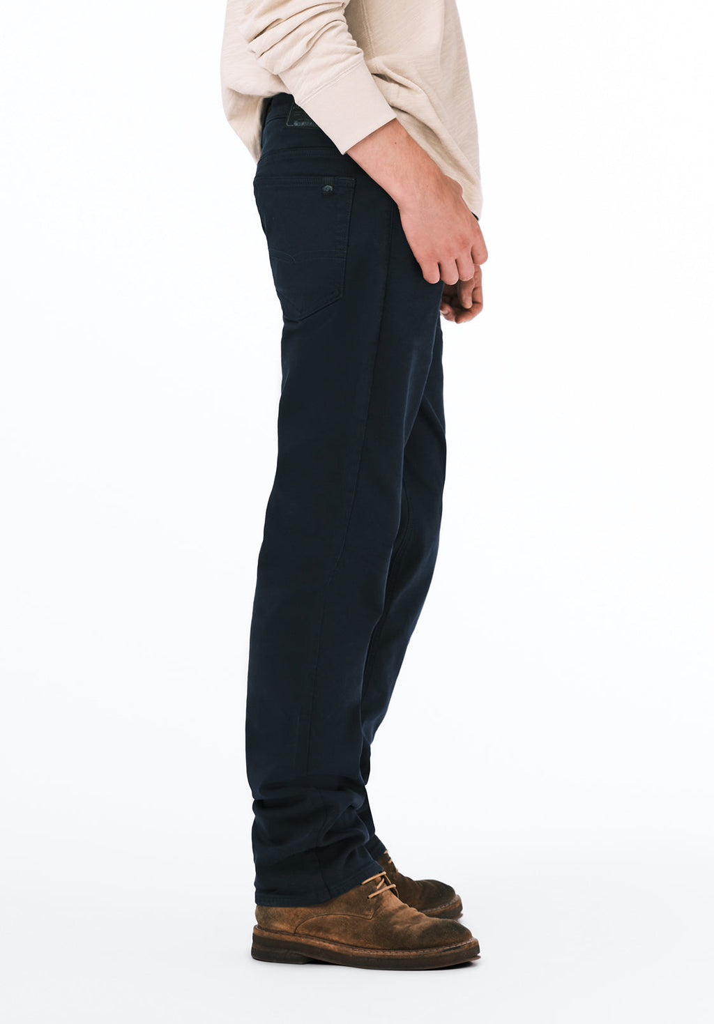 Six Men's Straight Freedom Flex Pants, Whale - BM22939