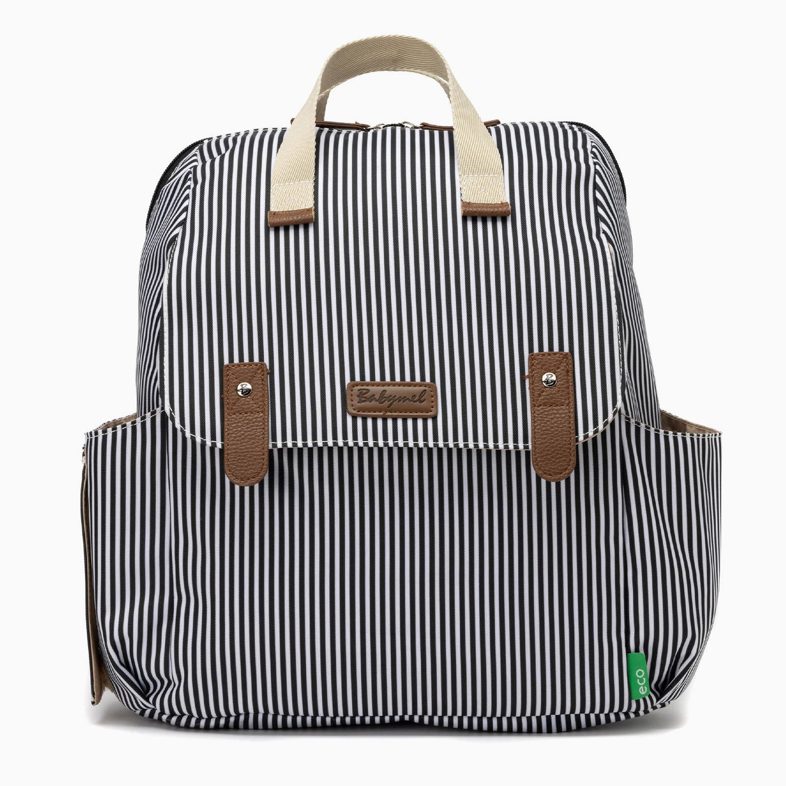 Babymel Robyn Eco Convertible Backpack - Navy Stripe