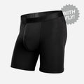 Classic Icon Boxer Brief With Fly: Black