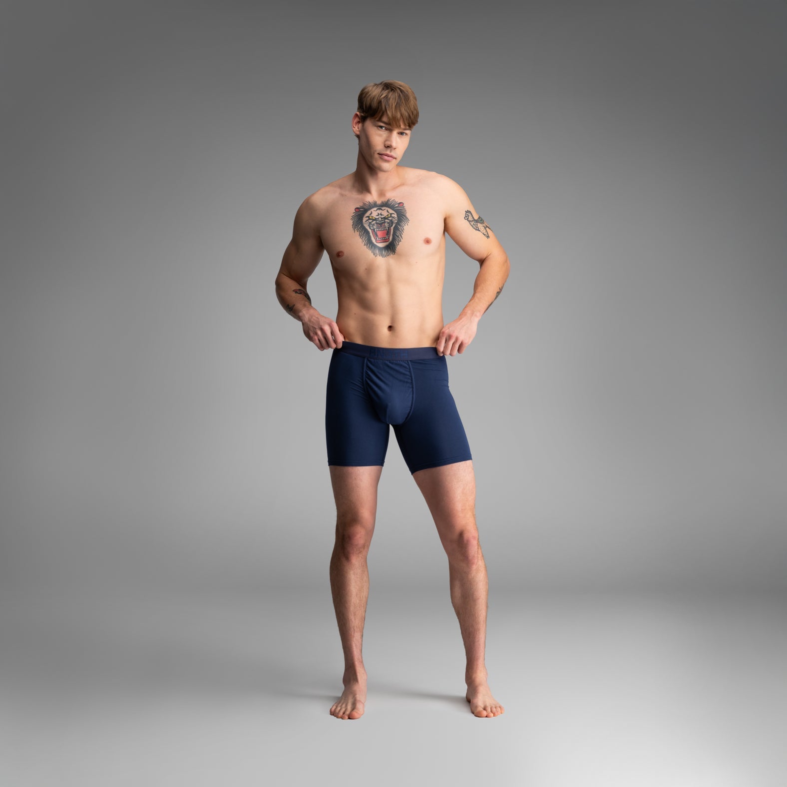 Classic Icon Boxer Brief: Navy