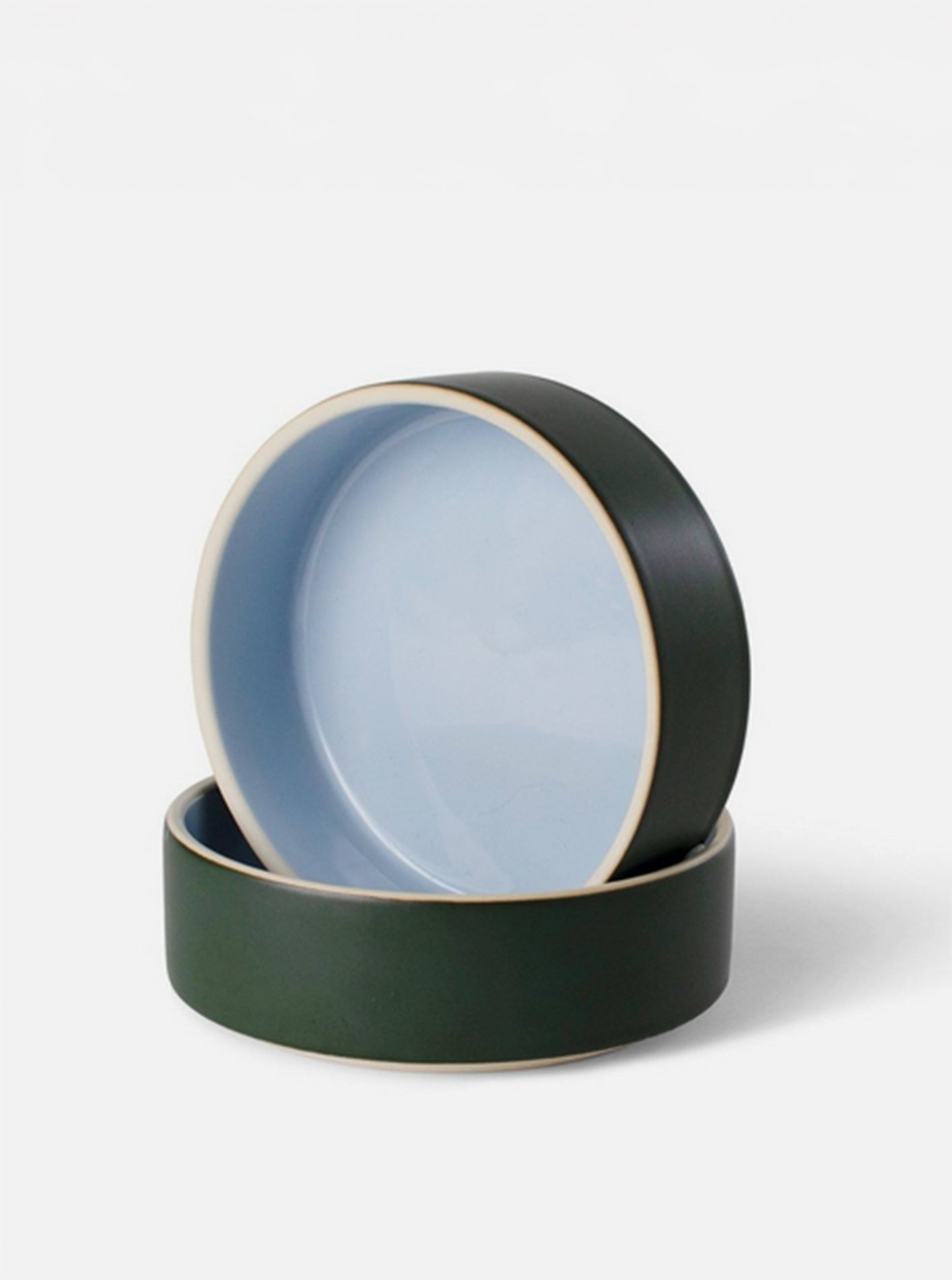 MINIMAL FOREST STONEWARE PET BOWL by Fringe Studio