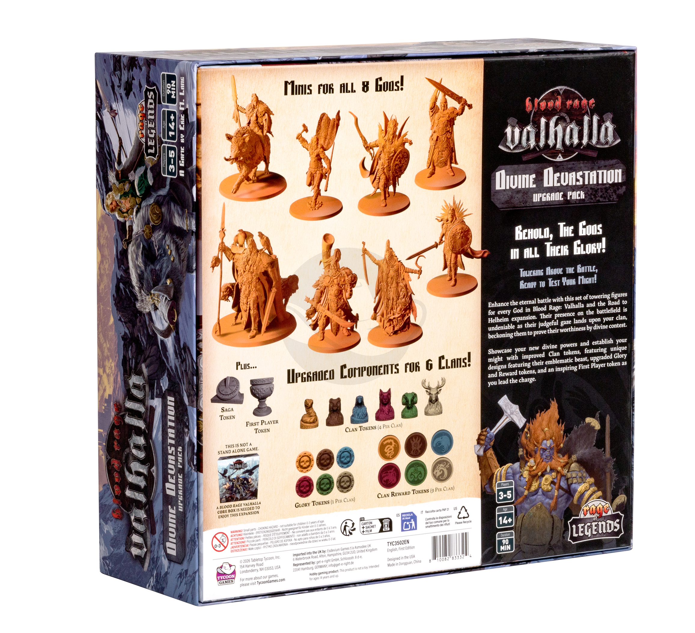 Blood Rage: Valhalla - Divine Devastation Upgrade Kit