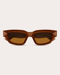 Edgy Cat-Eye Acetate Sunglasses