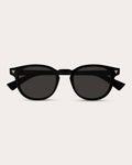 Triangle Round-Frame Acetate Sunglasses