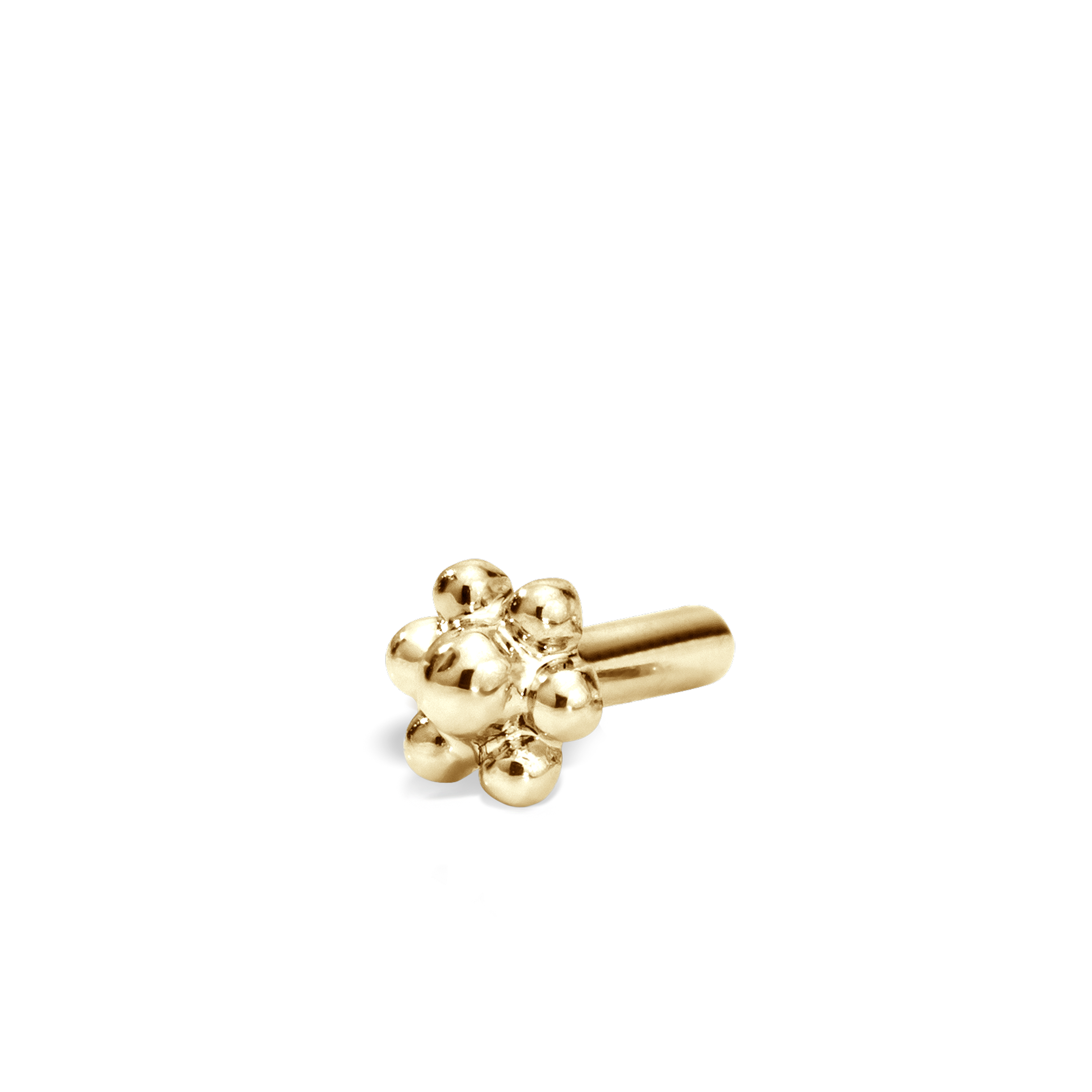 Ball Flower Tash Threaded Backing