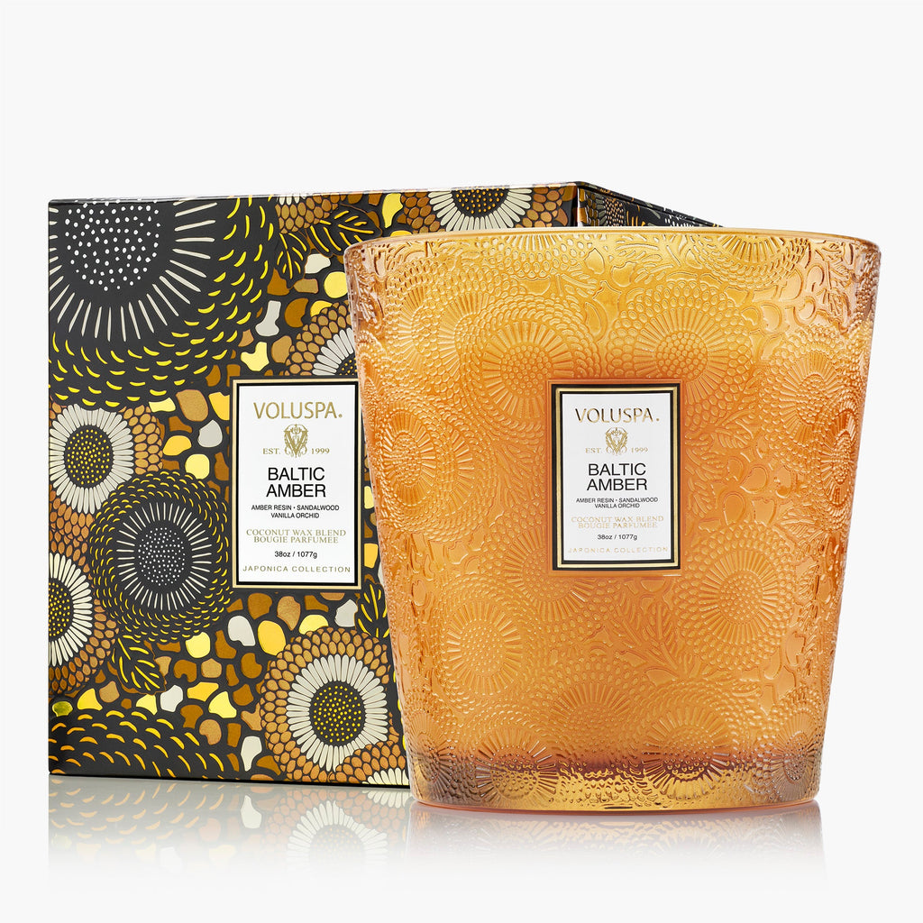 Baltic Amber - 3 Wick Hearth Candle