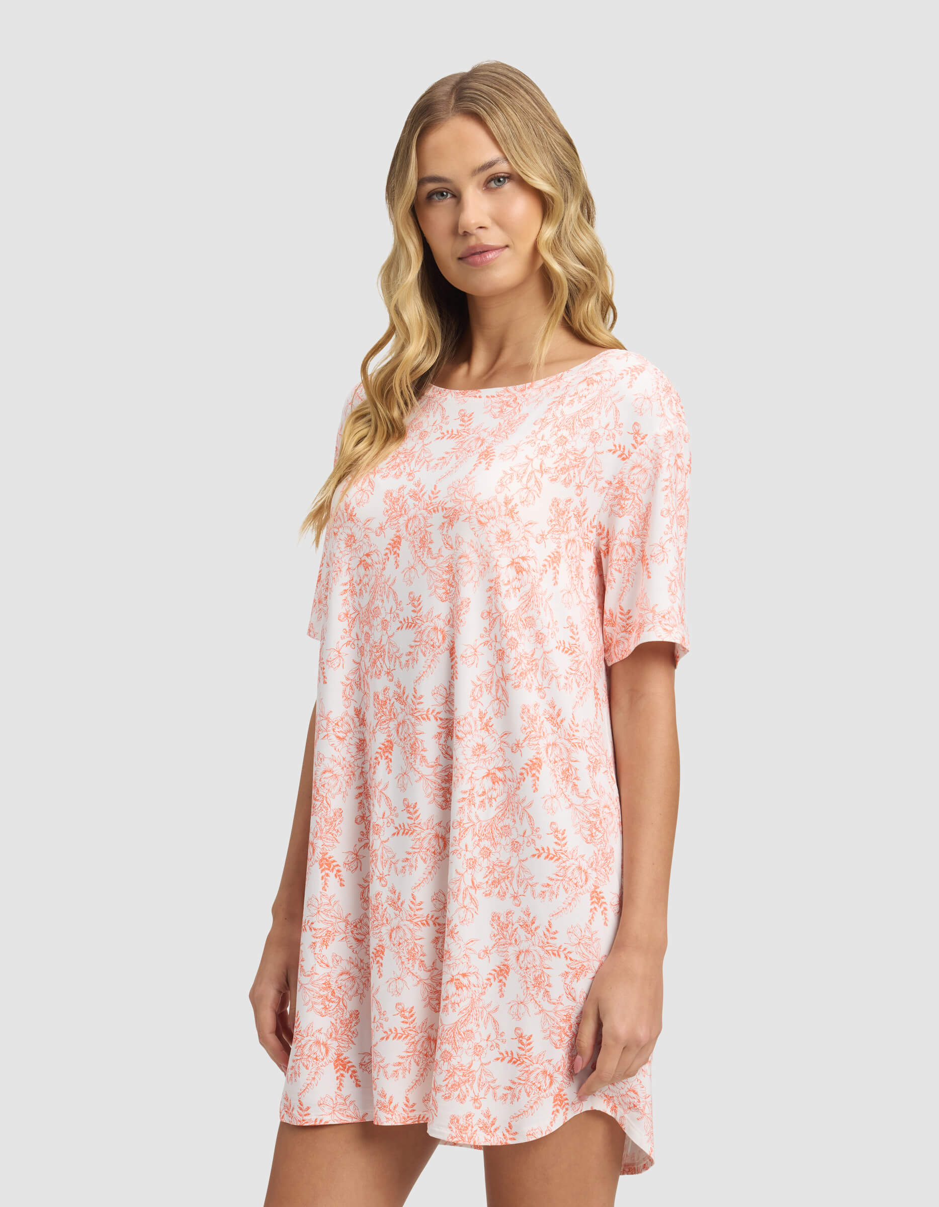 Women's Bamboo Stretch Knit Sleep Dress