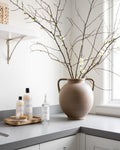 Rounded Dual Handled Vase