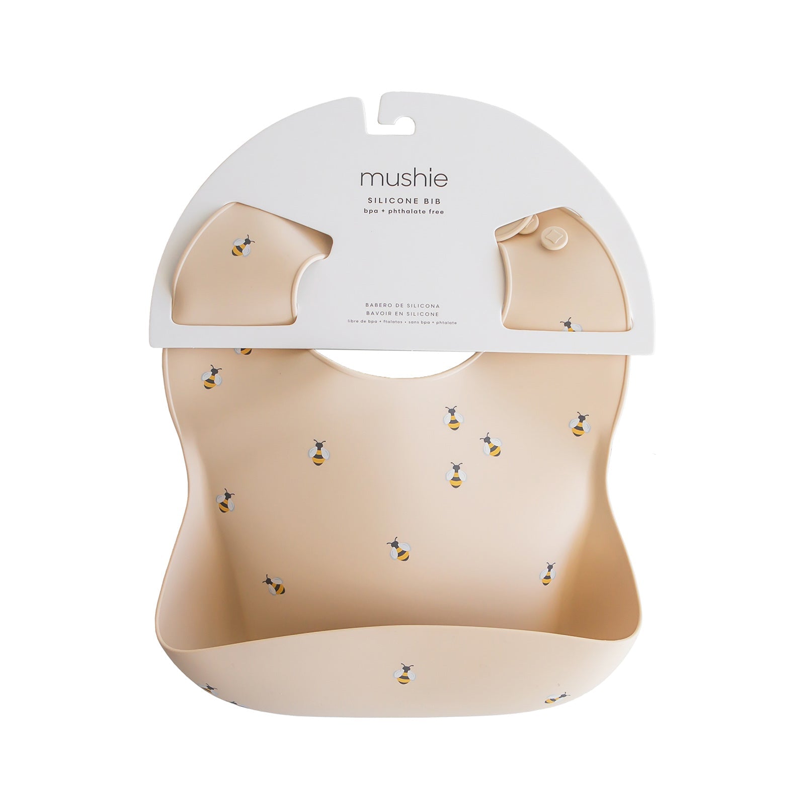 Mushie Silicone Bib - Bees
