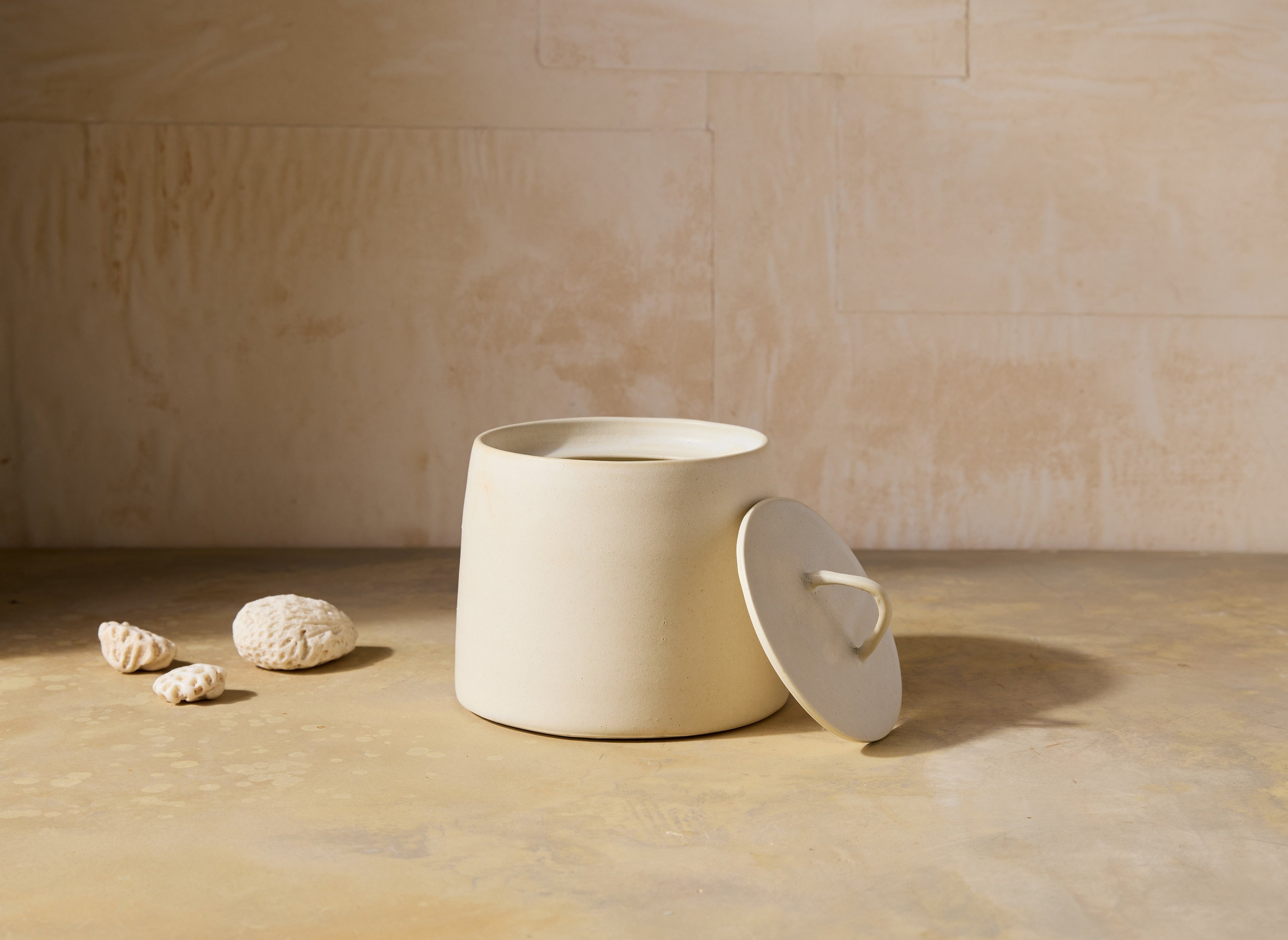 Matte Lidded Jar, Short