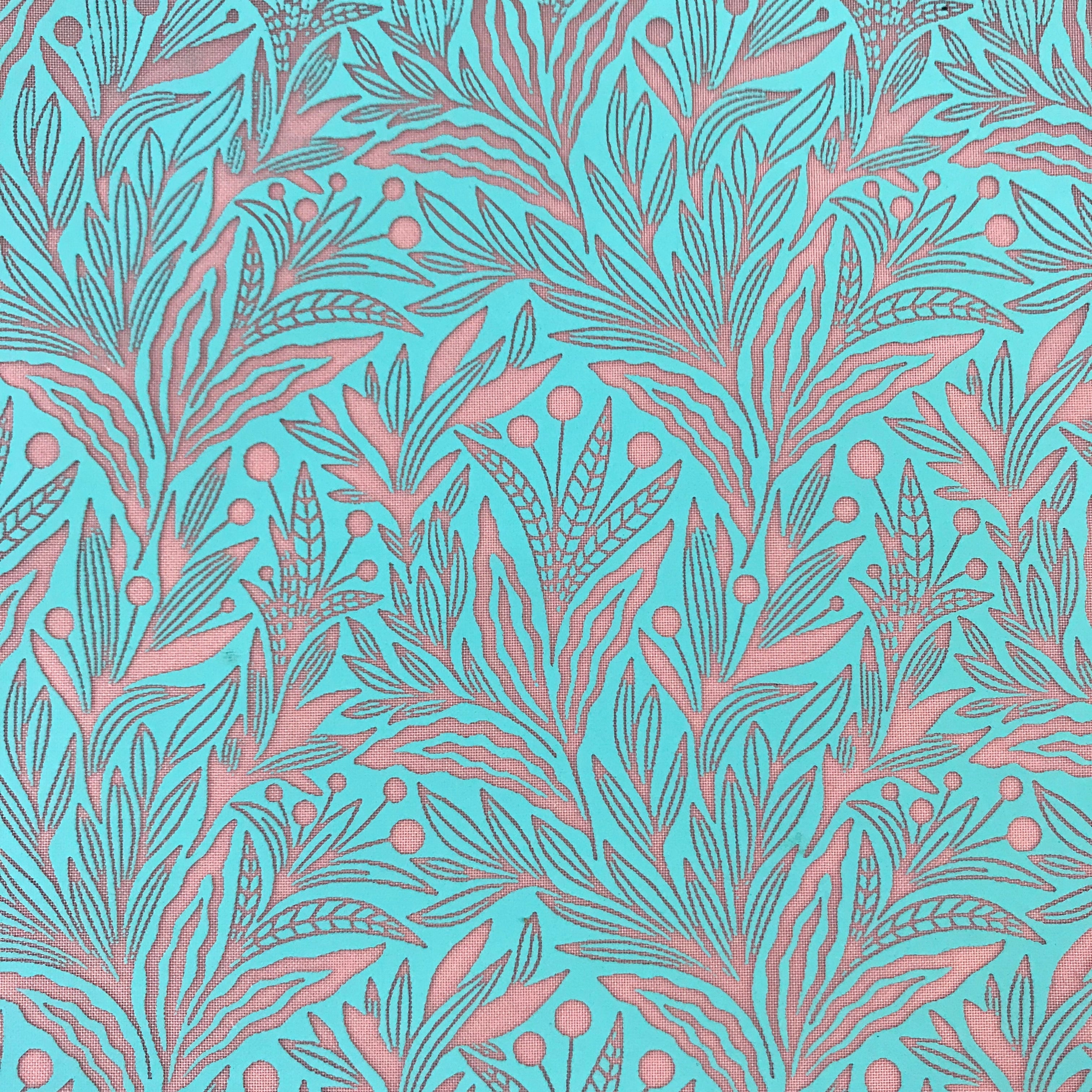 Silkscreen Stencil BerryBushes For Polymer Clay Earrings and art
