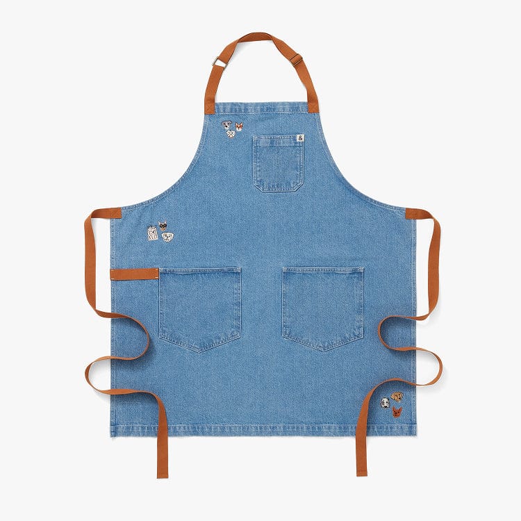 Best Friends Dog Lovers Denim Essential Apron