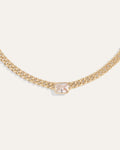 Bezel Station Necklace