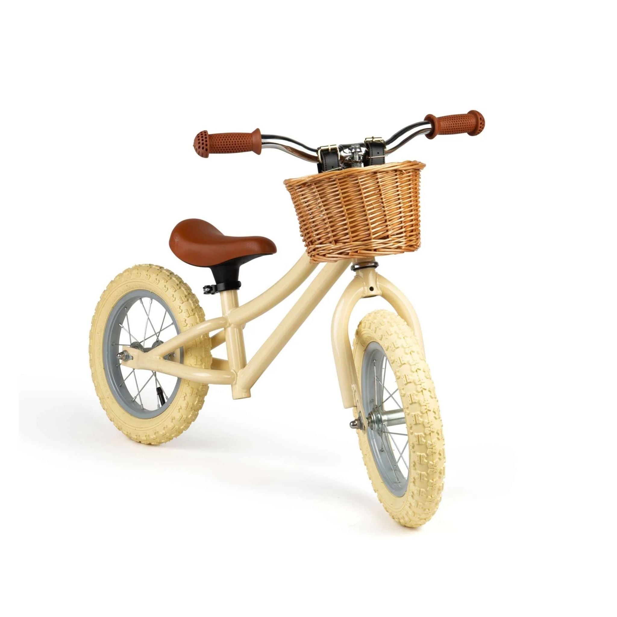 Bigjigs Toys Balance Bike - Cream