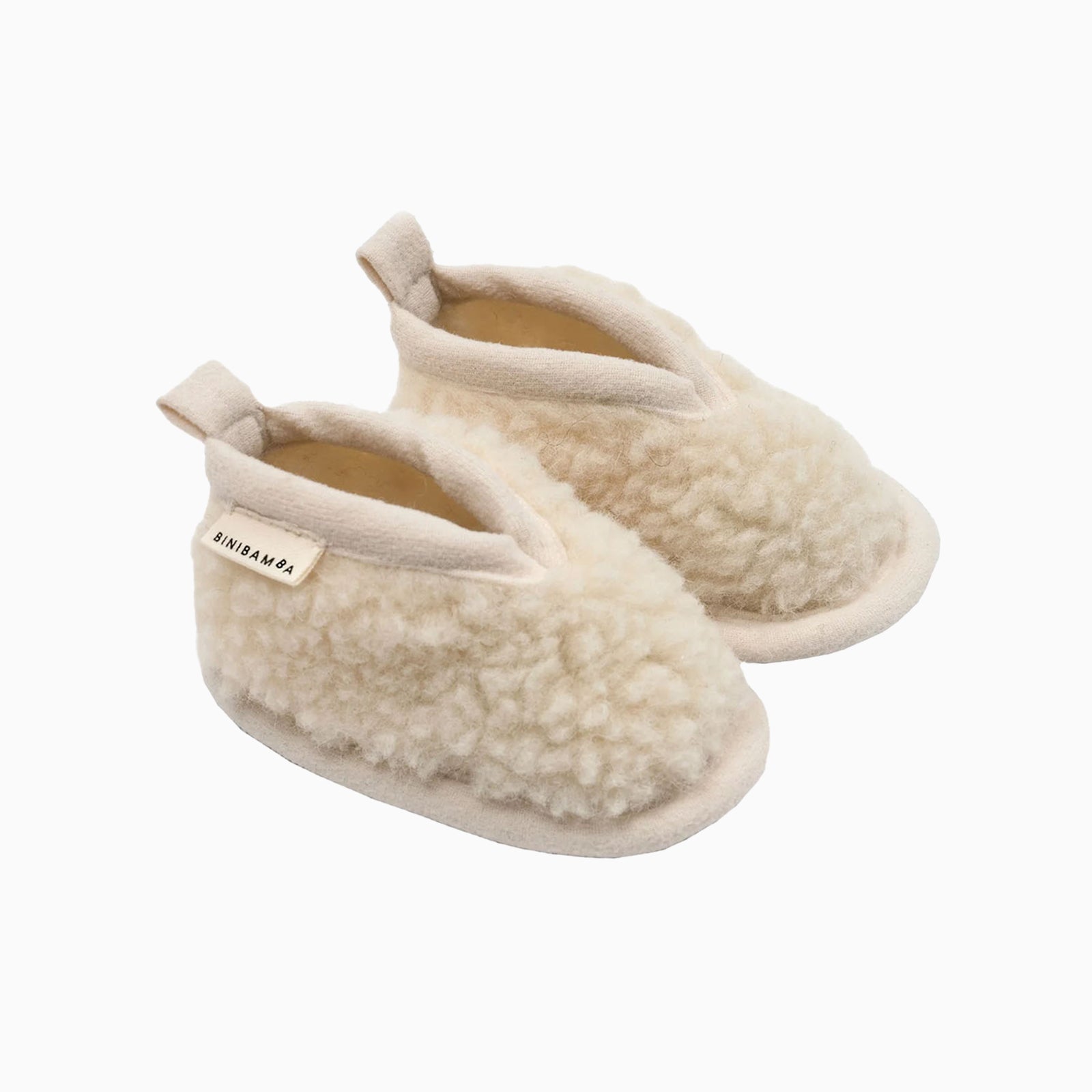 BINIBAMBA Milk Merino Baby Booties