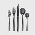 18/10 Black Stainless Steel Forged Flatware Set