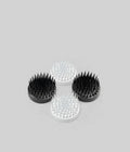 Niwaki Black and White Kenzan Flower Frog Set