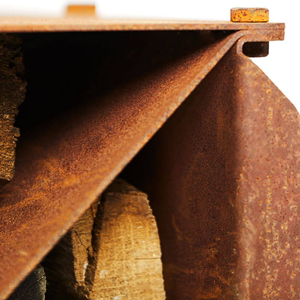 BloX Outdoor Wood Storage Rack