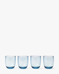Blue Acrylic Double Old Fashioned (Set of 4)