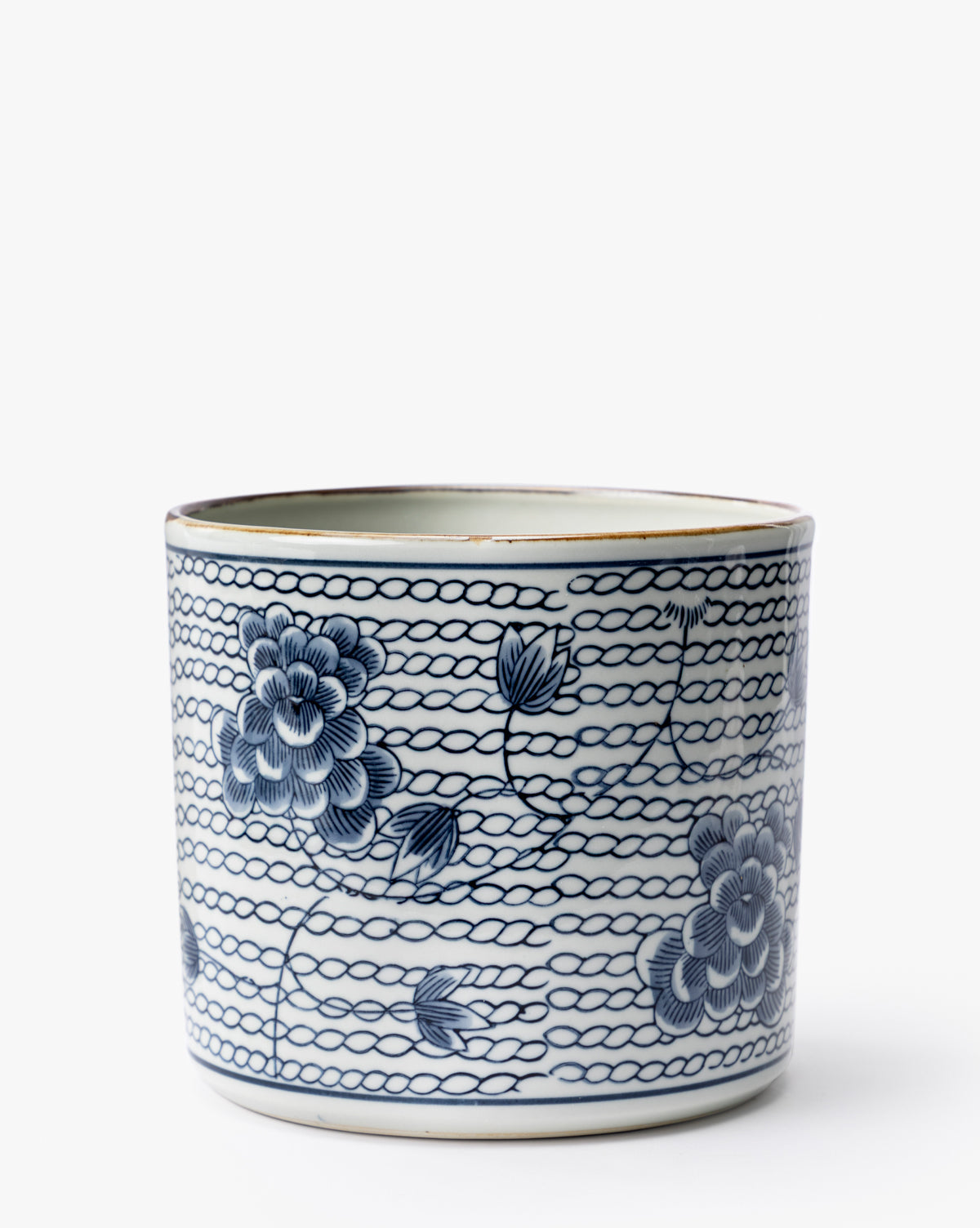 Blue & White Planter