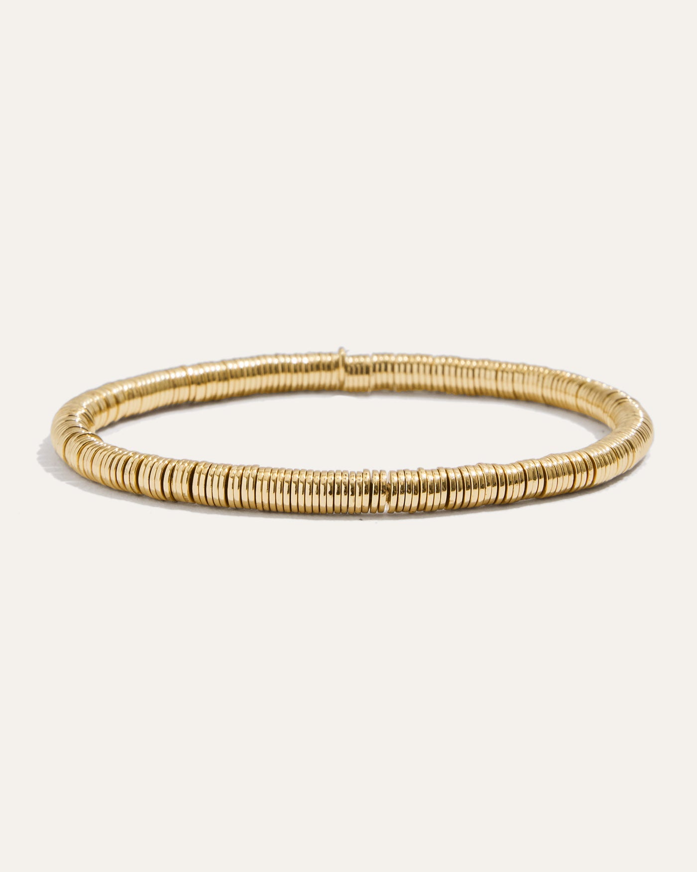 Boho Beaded Stretch Bracelet |Gold