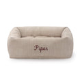 Mushroom Brown Bolster Dog Bed