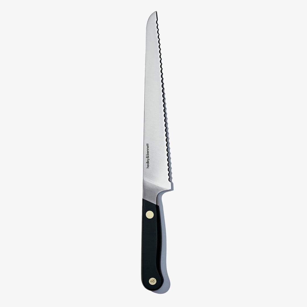 Bread Knife - Caviar Black