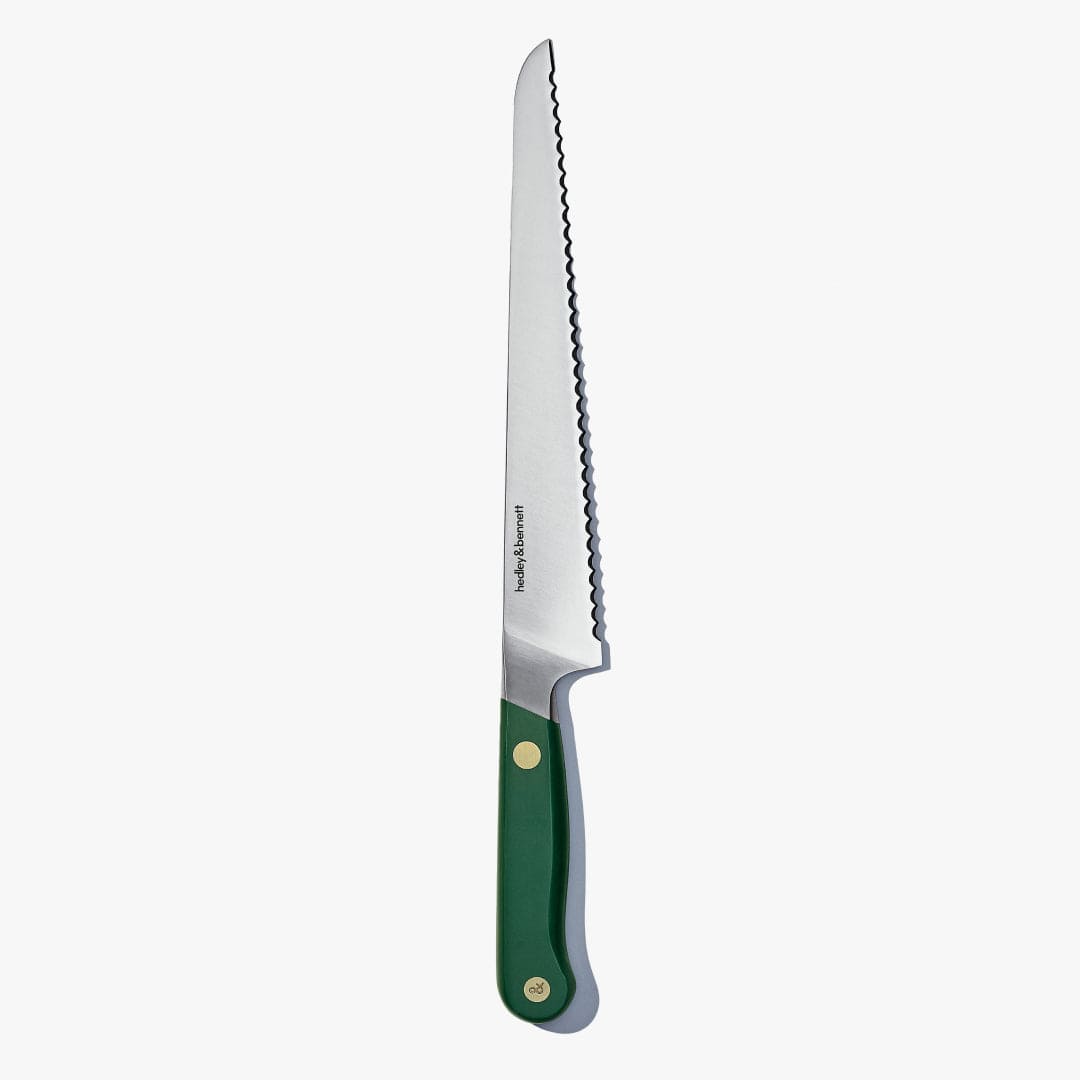Bread Knife - Shiso Green