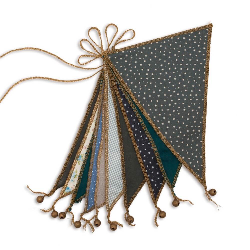 Garland Bunting Flags - Mixed Blue