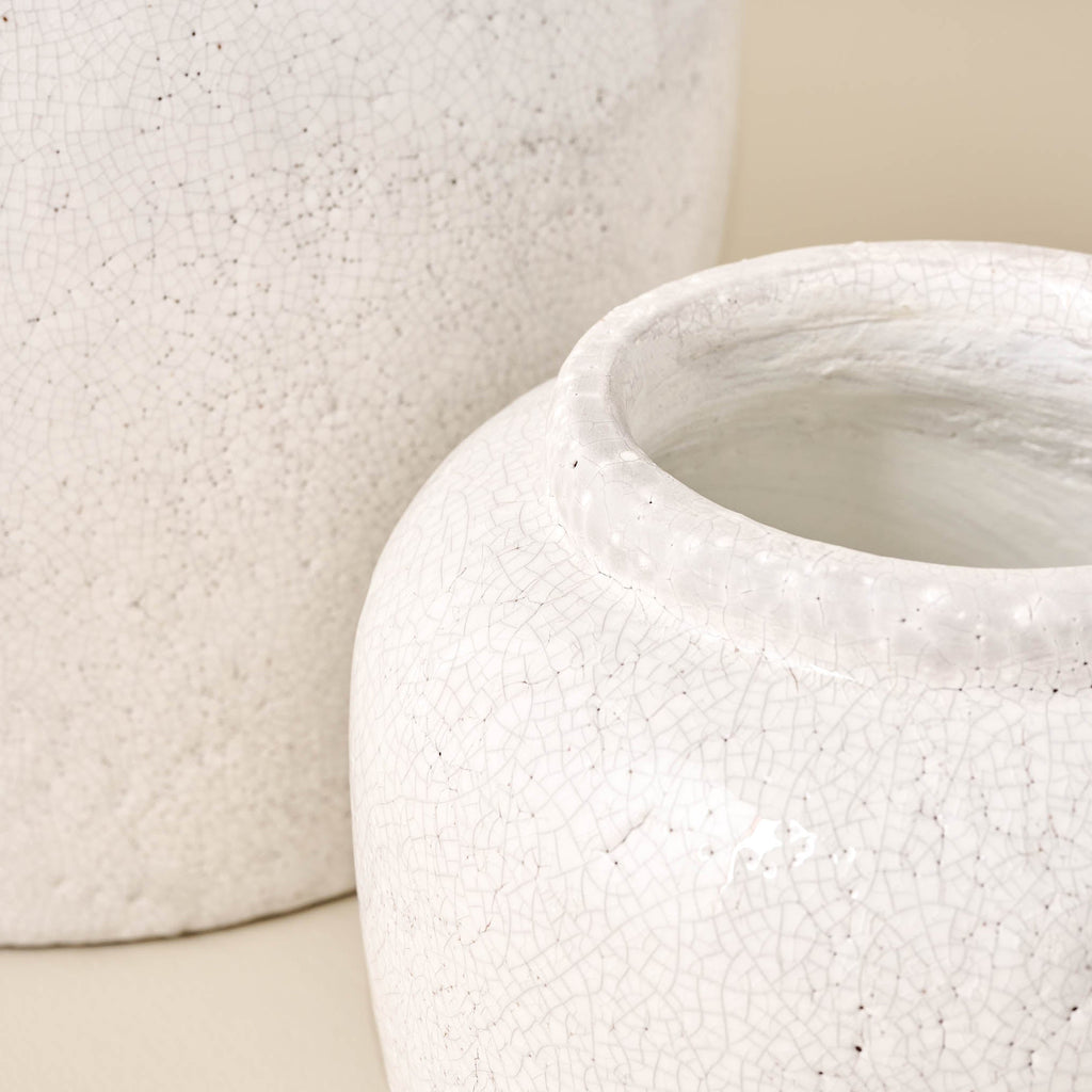 Rebecca Crackle Ceramic Vase