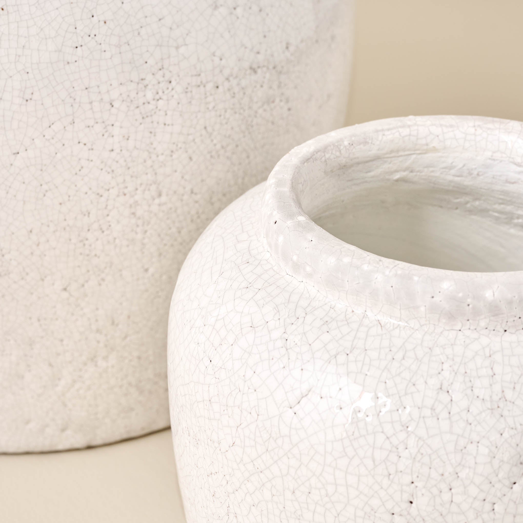 Rebecca Crackle Ceramic Vase