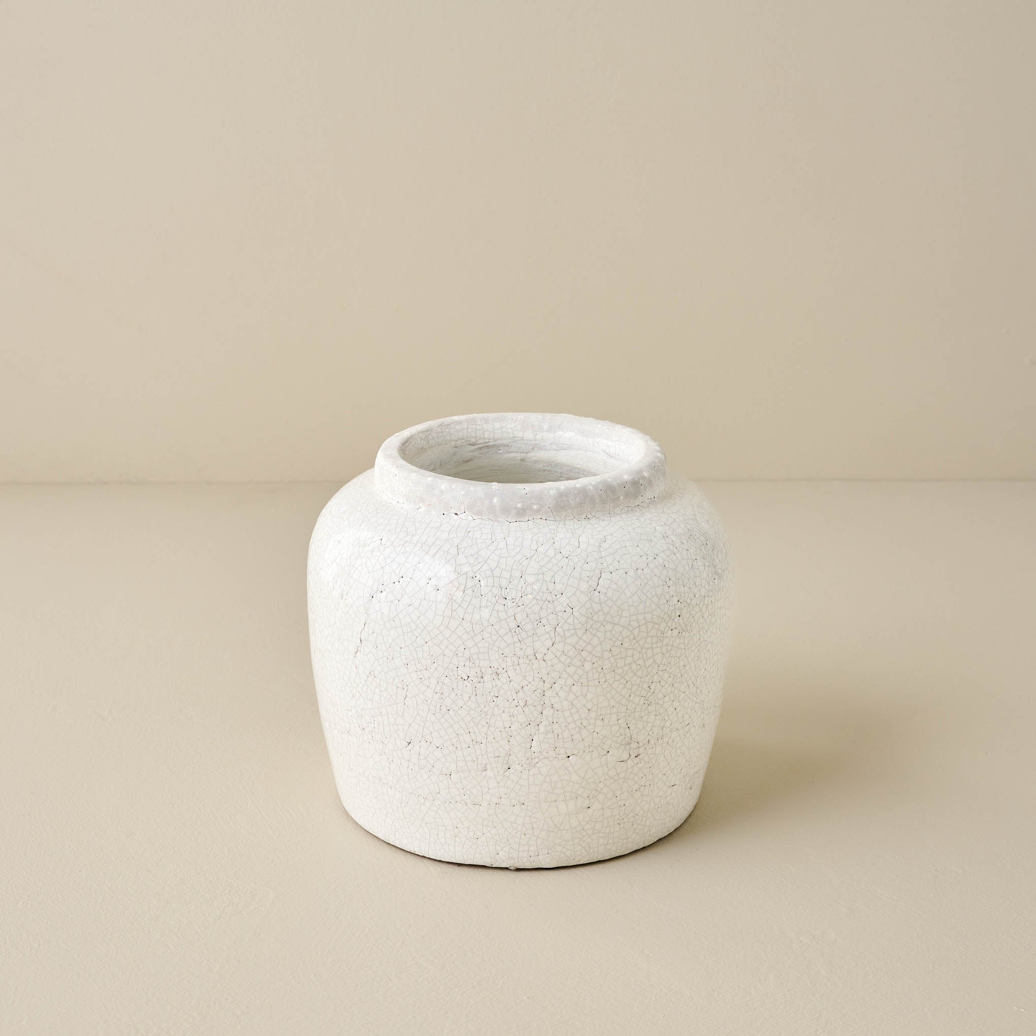 Rebecca Crackle Ceramic Vase