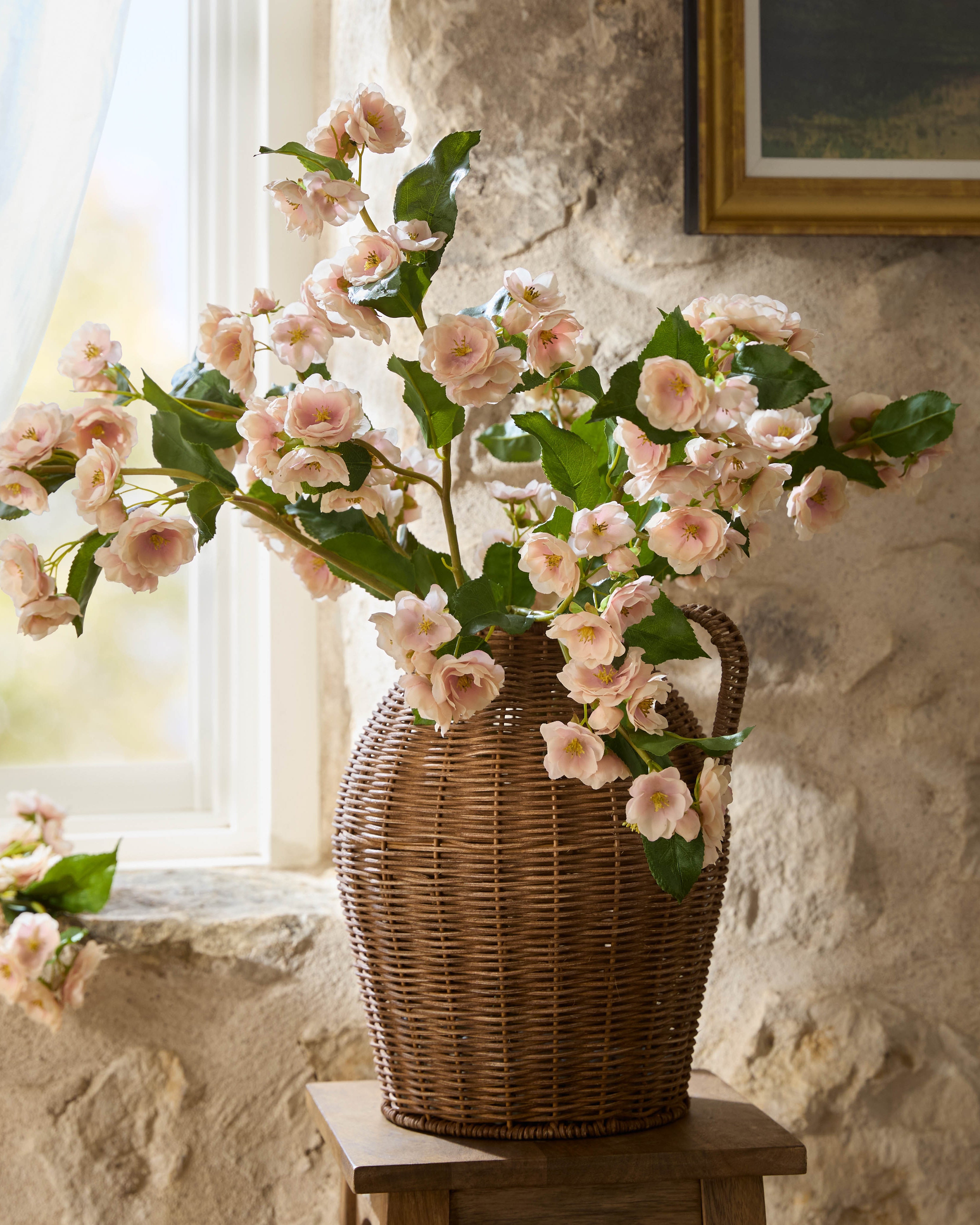 Blake Woven Rattan Jug Vase