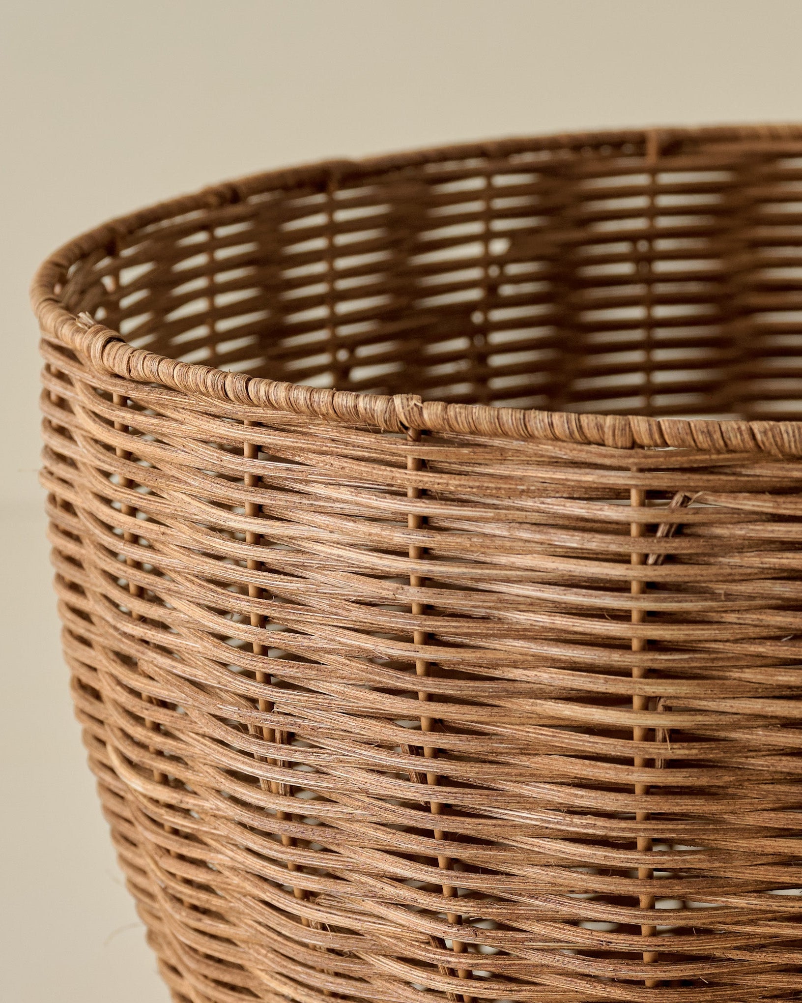 Oversized Rattan Decorative Bowl