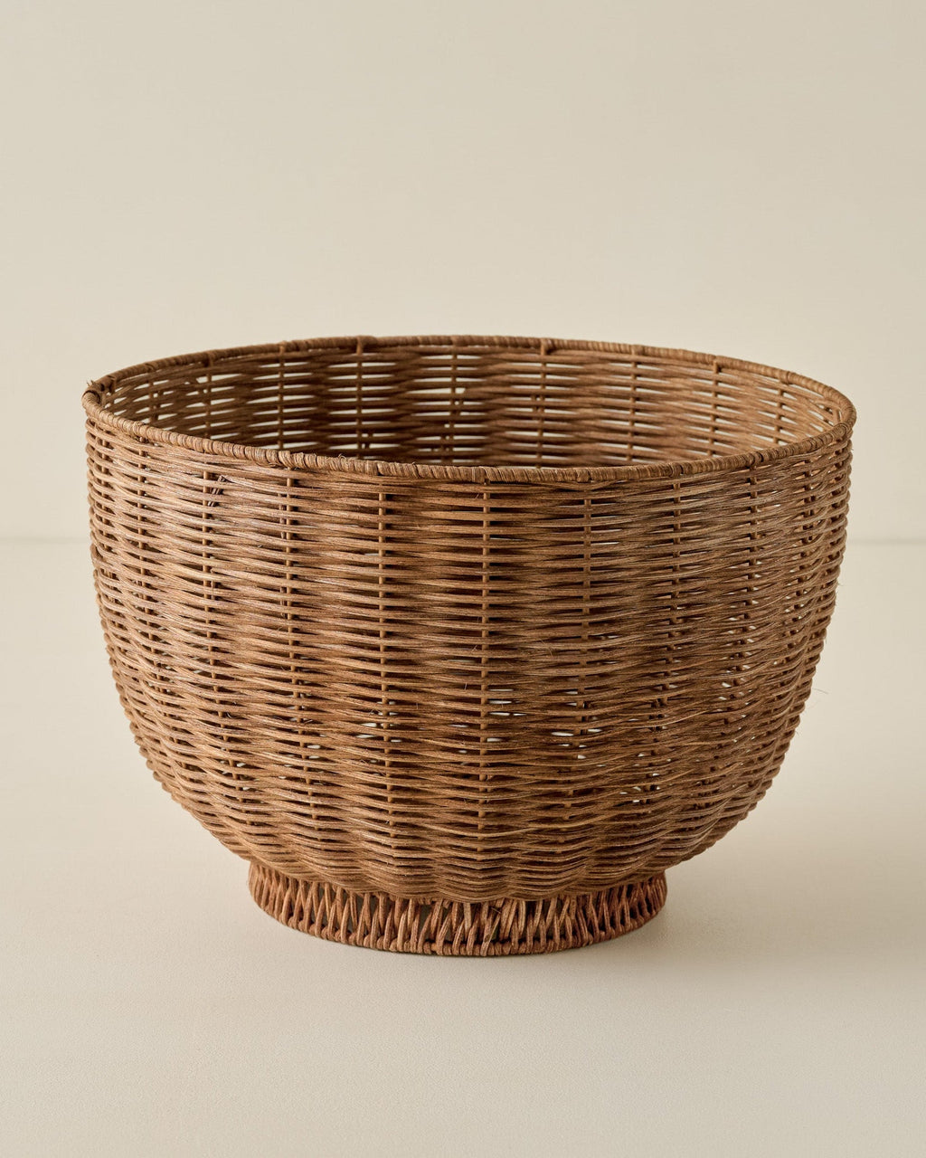 Oversized Rattan Decorative Bowl