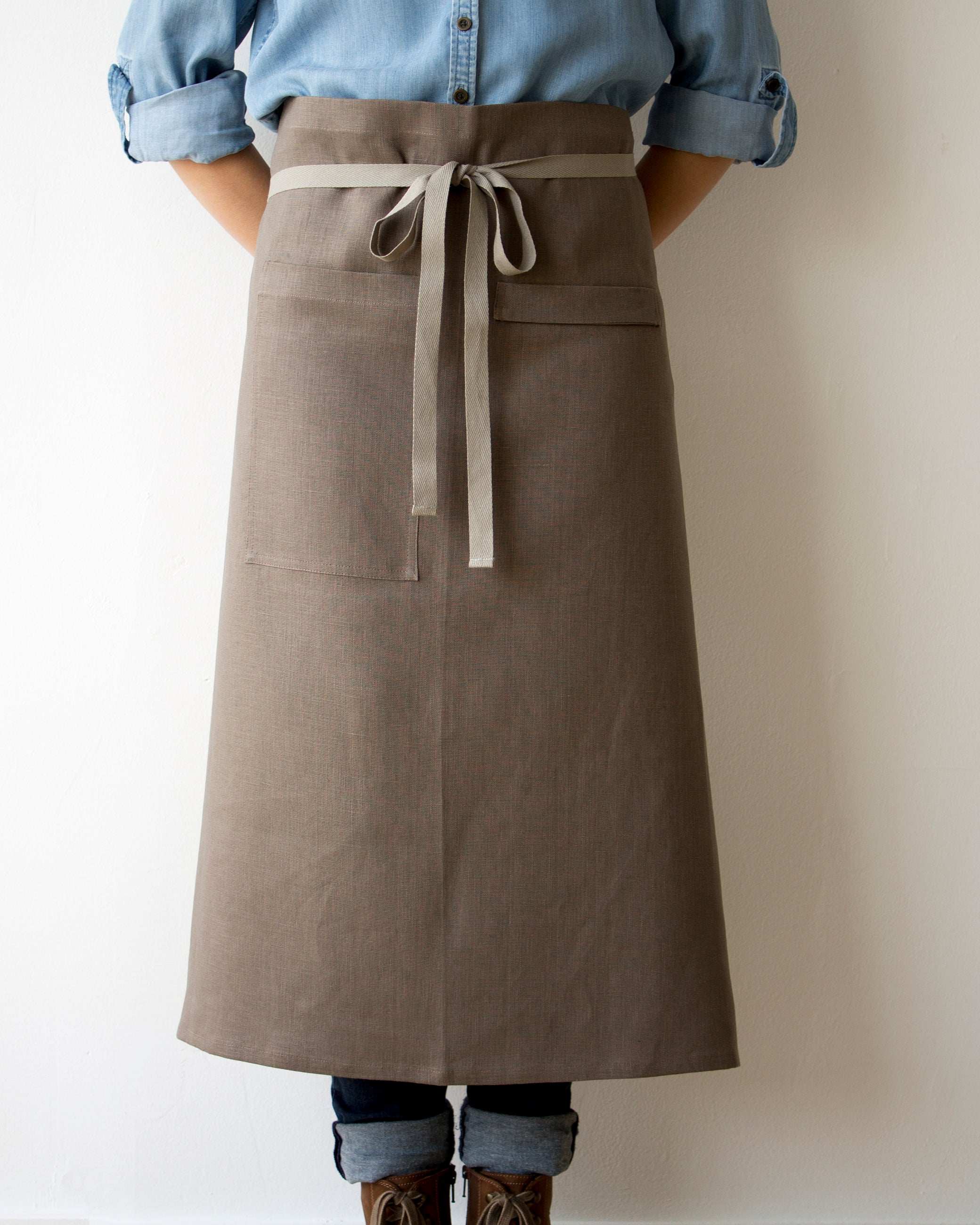 BISTRO APRON - BARK - SECONDS