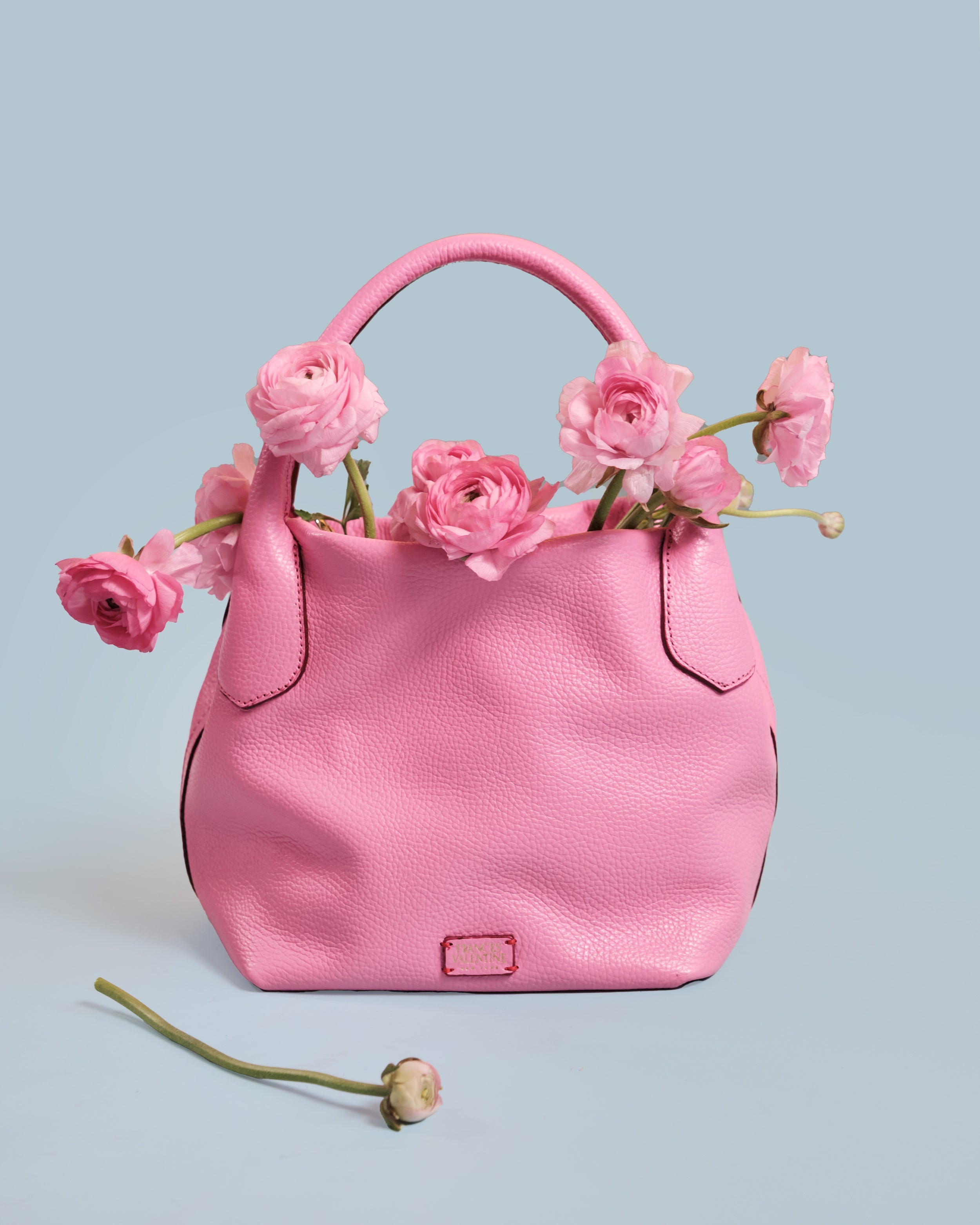 Mini Sweet Pea - Tumbled Leather Pink