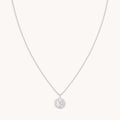 Cancer Zodiac Pendant Necklace in Silver