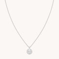 Capricorn Zodiac Pendant Necklace in Silver
