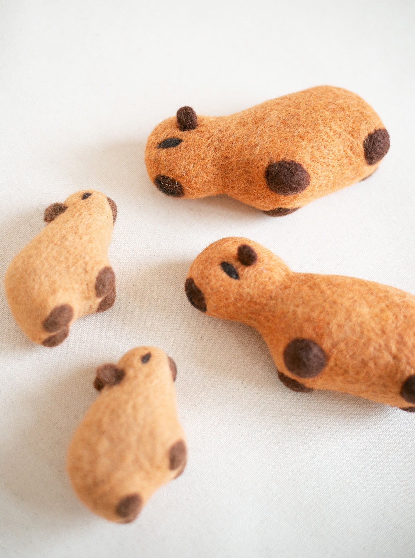WOOL CAPYBARA DOG TOY