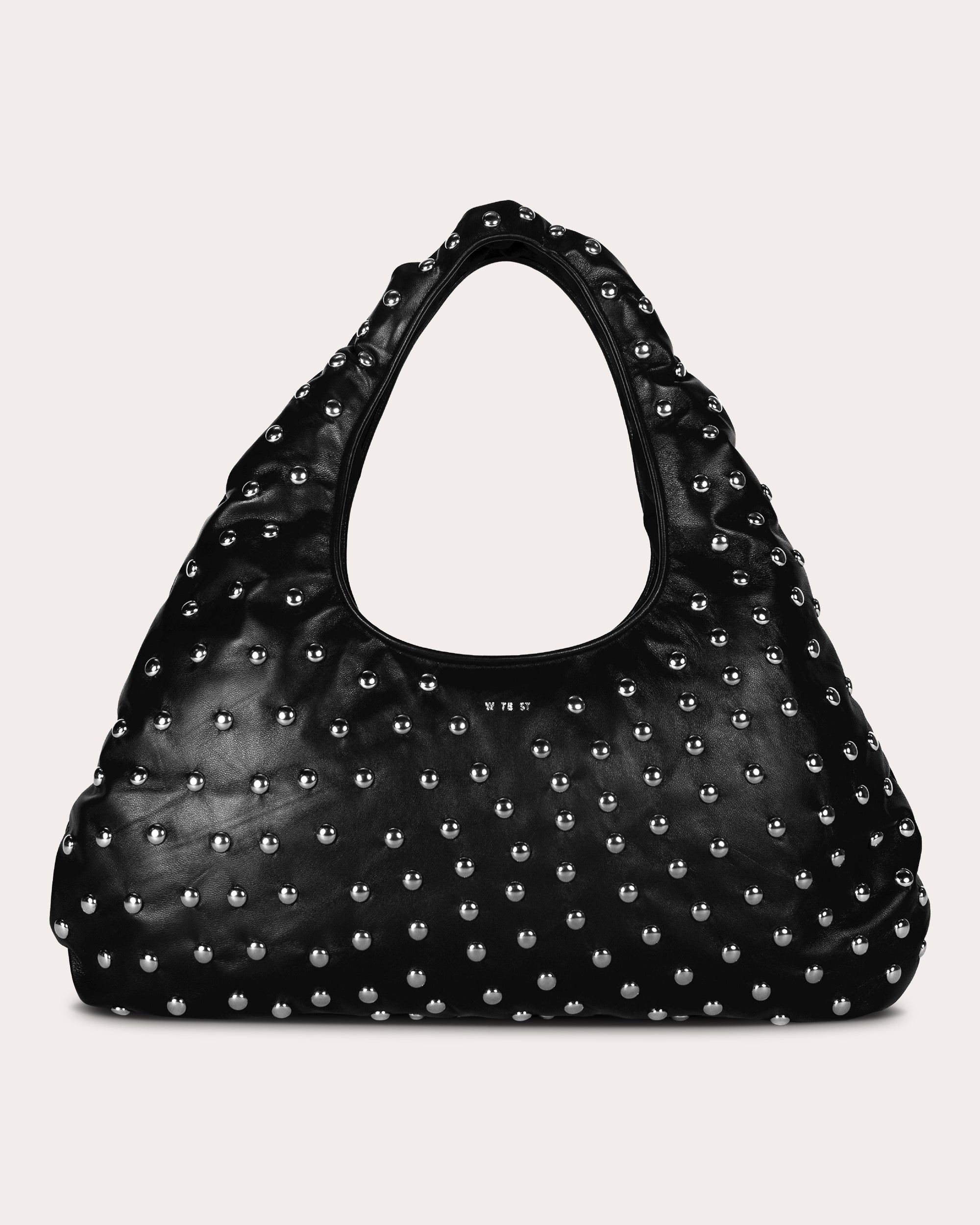 Large Cloud Studded-Leather Shoulder Bag